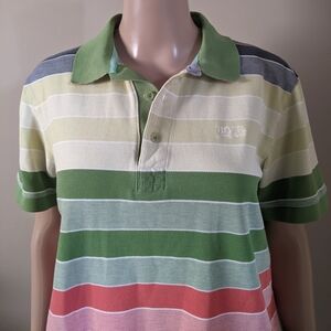 Hugo Boss striped polo tshirt, Youth medium